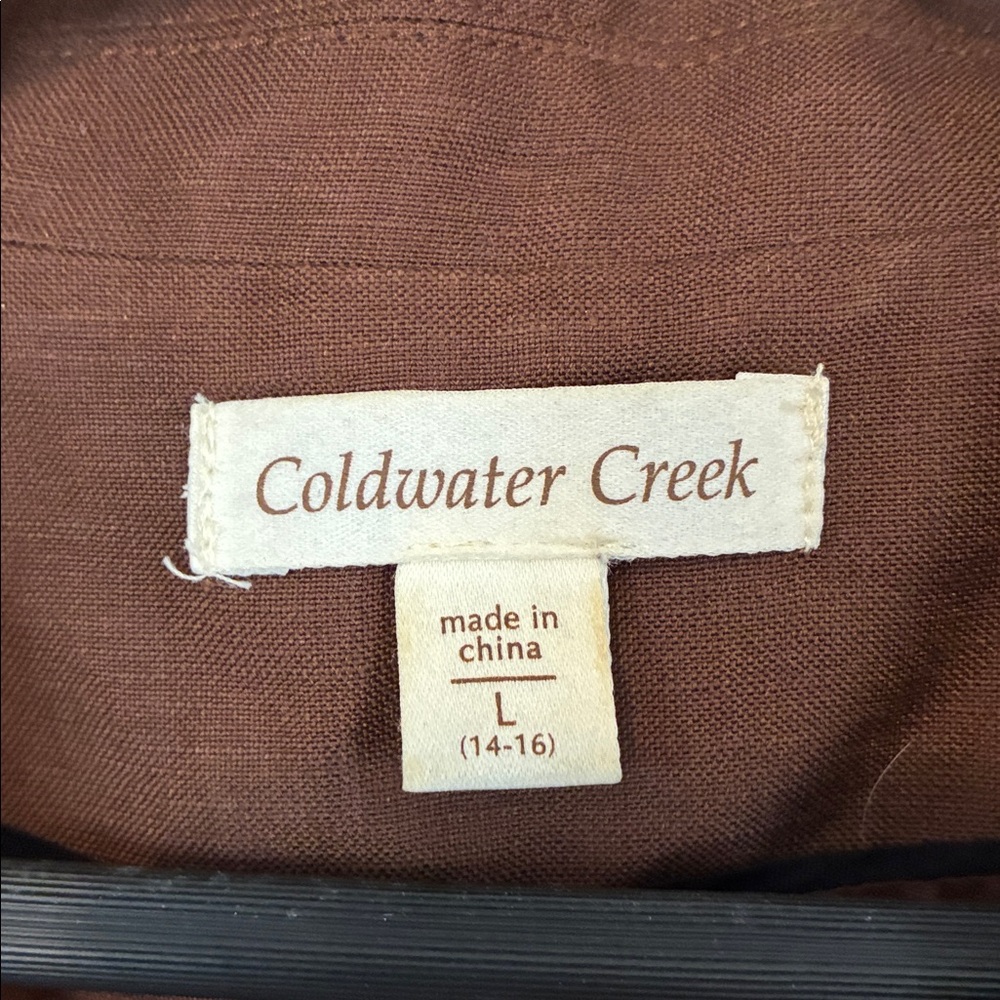 Coldwater Creek lined vest—vintage - Picture 5 of 8